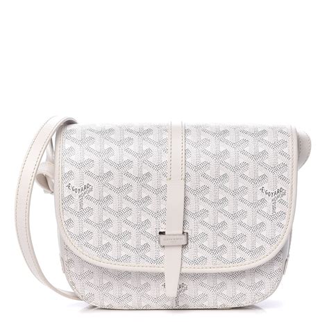 goyard white shoulder bag